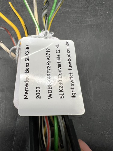 97-04 Mercedes Benz SLK230 OEM Light Switch Fuse Pigtail Wire Harness 2105455628 - Picture 5 of 7