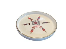 Arrow Cordials Liquor Brandy Cocktail Cigarette Ashtray Mcm Vintage Tobacco