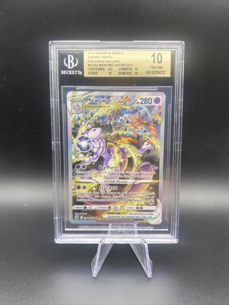 Pokémon 2023 Crown Zenith Mewtwo Vstar GG44/GG70 BGS 10 Pokémon 2023 Crown Zenith Mewtwo Vstar GG44/GG70 BGS 10