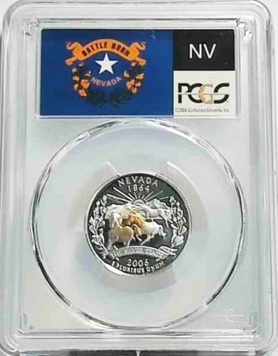 2006 S 25C Silver State Quarter Nevada Proof PR69 DCAM PCGS - Picture 2 of 2