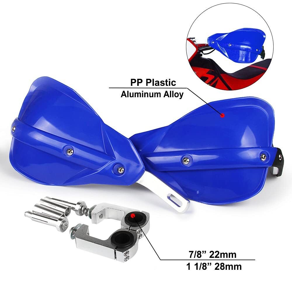 Hand Guards DirtBike Handguard 7/8"1 1/8" Universal For YZ250 DRZ400 KLR650 ATV eBay