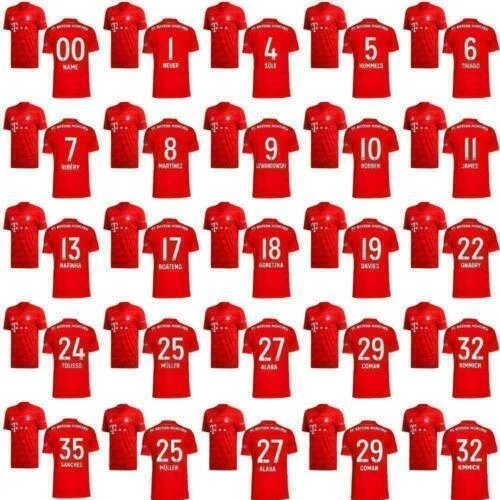 Camisetas de fútbol de clubes alemanes Bayern Munich