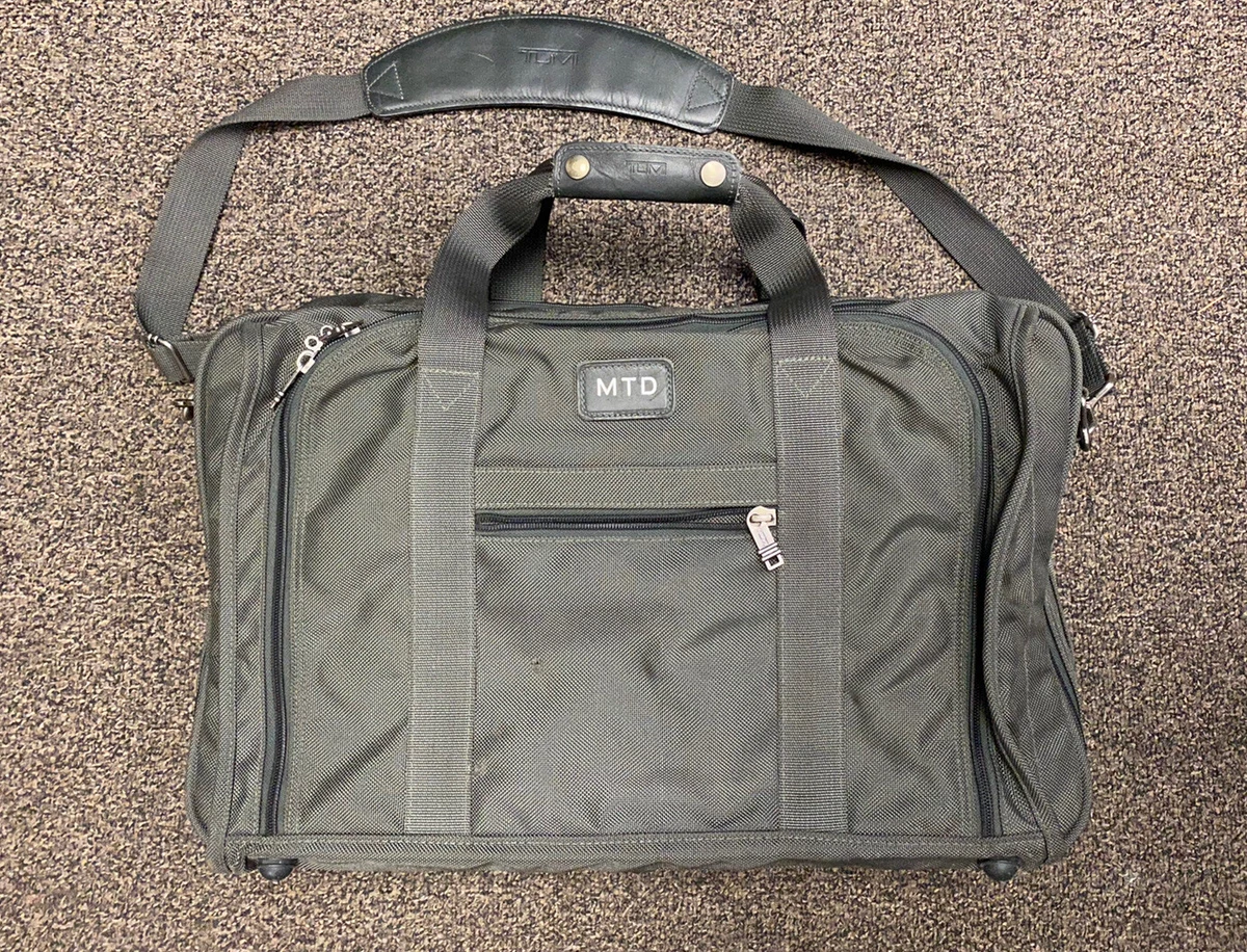 Tumi Expandable Carry On Ballistic Nylon Green 21 Shoulder