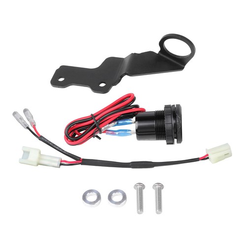 12V 3.0 Dual USB Charger Socket Power Outlet Adapter Plug For YAMAHA FZ07 MT-07 - 第 11/19 張圖片