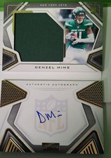 2020 Panini Playbook #223 Denzel Mims Autograph Jersey /99