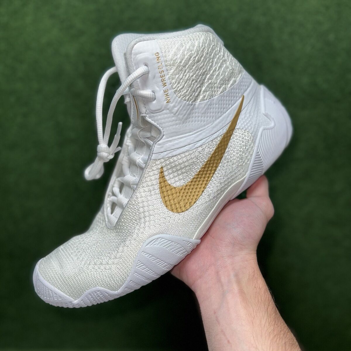 Nike Tawa White Metallic Gold Wrestling Shoes CI2952-171 Nike Tawa White Metallic Gold Wrestling Shoes CI2952-171