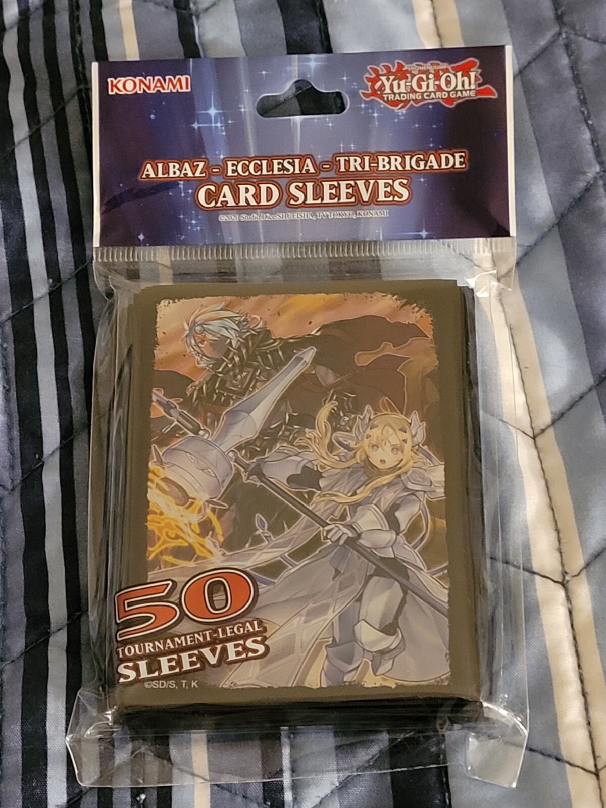 yugioh Trading Card Sleeves ALBAZECCLESIATRIBRIGADE 50 Sleeves eBay