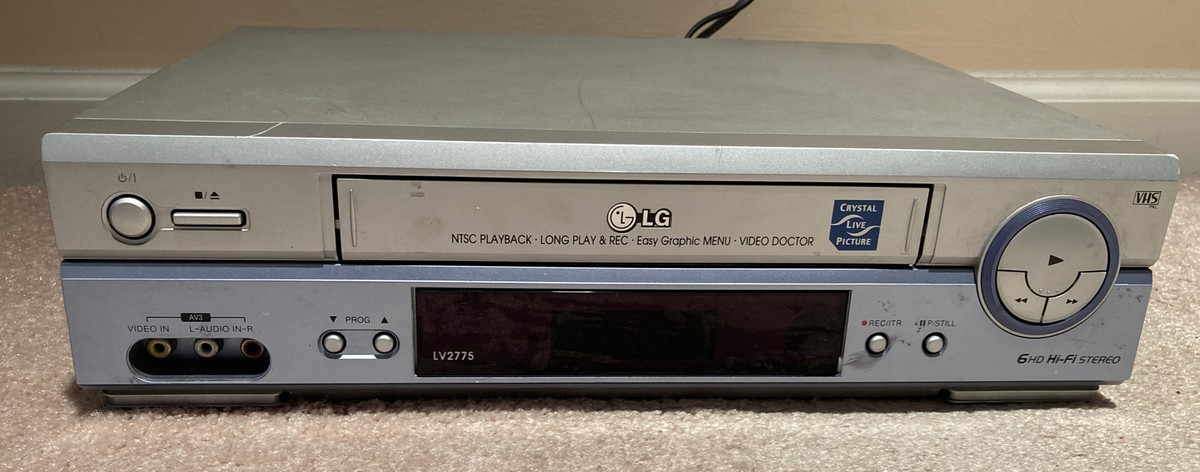 Magnétoscope LG VF68 VHS 6 Têtes PAL SECAM NTSC avec Télécommande