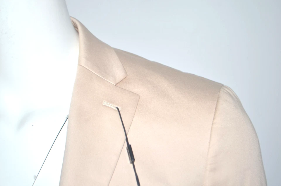 Новый с Ярлыками BAR III Slim Fit эластичной хлопок желтовато-коричневый две кнопки Blazer спортивное пальто Sz 40L - Изображение 2 из 4