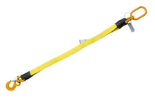 2"x4' Nylon Bridle Sling 2 Ply with Sling Hook Single Leg