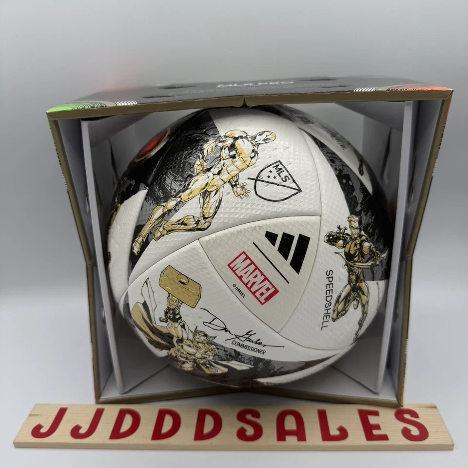 Adidas Marvel 2023 MLS All-Star Game Pro Official Match Ball FIFA IA1014 Size 5 - Image 2 of 4