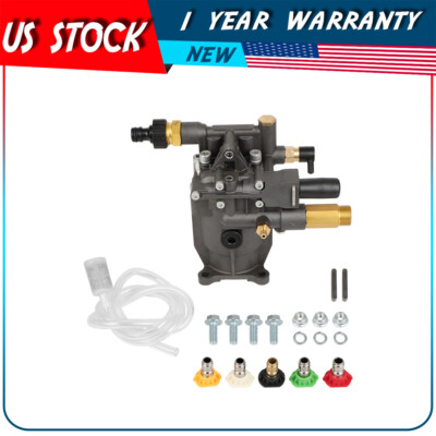 #ad Brand New 3 4quot; Shaft Horizontal Pressure Washer Pump Water Pump 3000 PSI 2.5 GPM $65.39