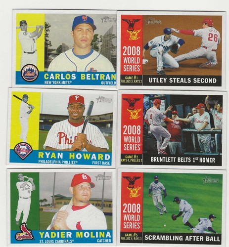 301 Different 2009 Topps Heritage 1960 Topps Retro - Picture 3 of 4