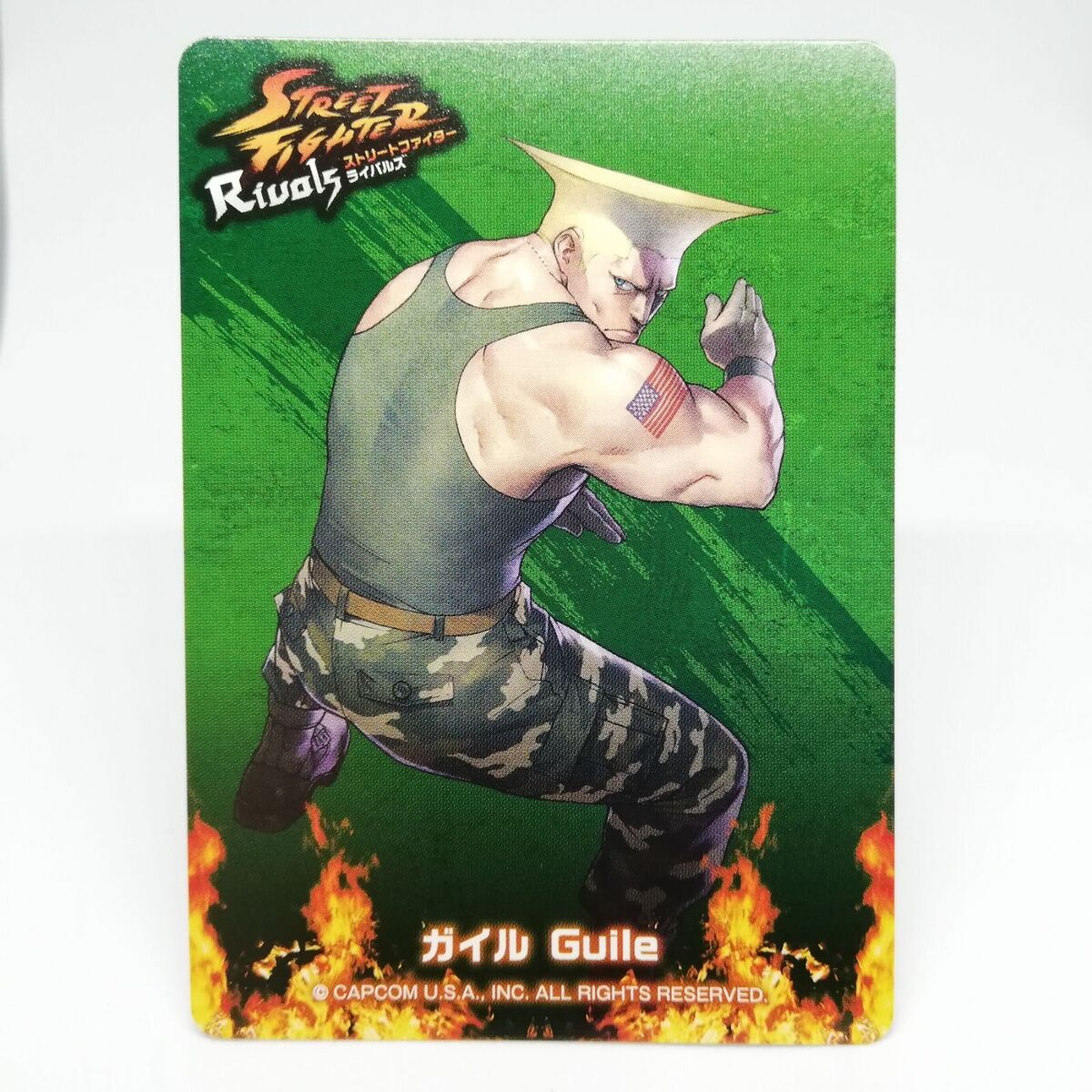 2 guard GUILE STREET Fighter 4 Rivals card game TCG JAPAN CAPCOM