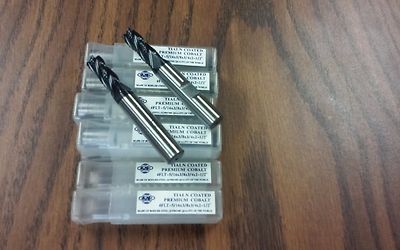 5/16'' M42 cobalt roughing end mills Tialn coated 10pc for $89.00 free ship-new