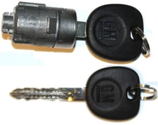 NEW GMC OEM Single Door Lock Cylinder W/2 OEM GM LOGO KEYS-706592 + 5928818