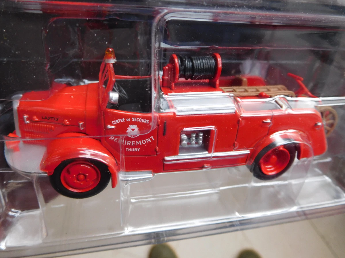 Silhouette 13cm Long Model FE203 - 1949 Laffly Fire Truck - Ville de