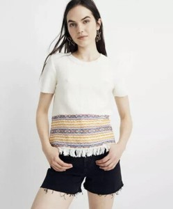 madewell short sleeve sweater