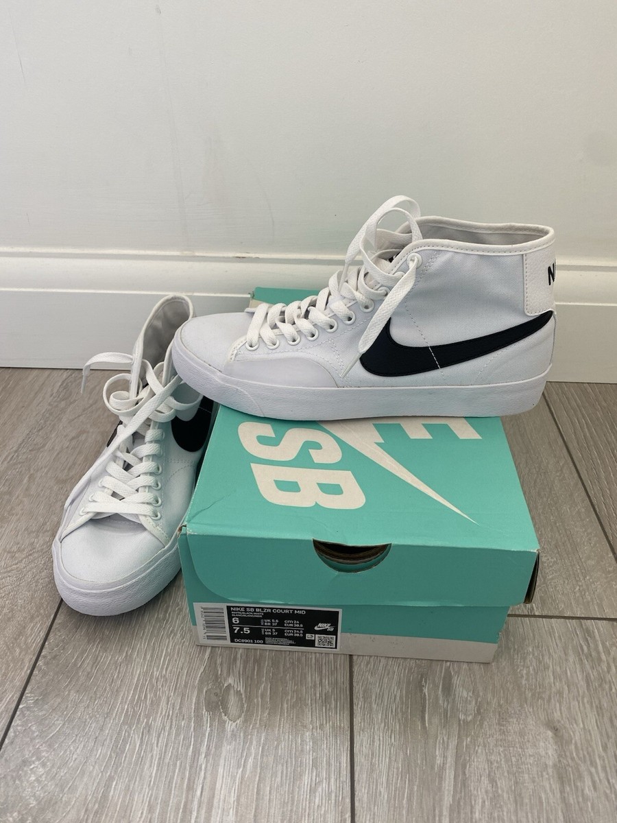 nike sb blzr court white