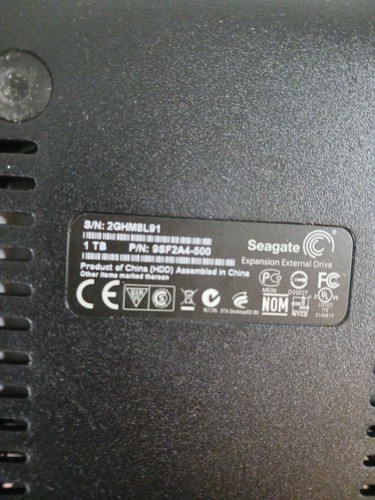 Seagate 9SF2A4-500 Expansion 1TB USB 2.0 External Hard Drive New - Picture 5 of 6