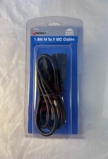 Image of Home Office Connect-IT M to F IEC cable (kettle lead extension - 1.8m)