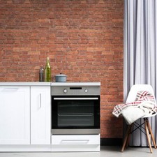 PVC Cladding Red Brick - Matt - to cover 3.05sq mtr - 2500 x 1220