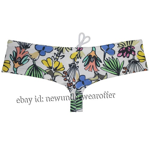 Men Cheeky Boxer Briefs Bikini Swimwear Brazilain Cut Swimming Short Pouch Tangs - Picture 35 of 48