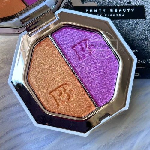 New Fenty Beauty Kilowatt Foil Freestyle Highlighter Duo~Full size 2x 3.5g~Rare - Picture 2 of 4