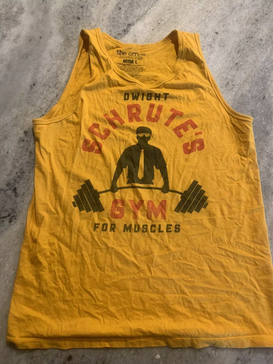 Dwight schrute gym for muscles tank sale