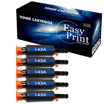 5PK 143A Toner Cartridge W1143AD for Neverstop Laser 1001nw MFP 1201n Printer