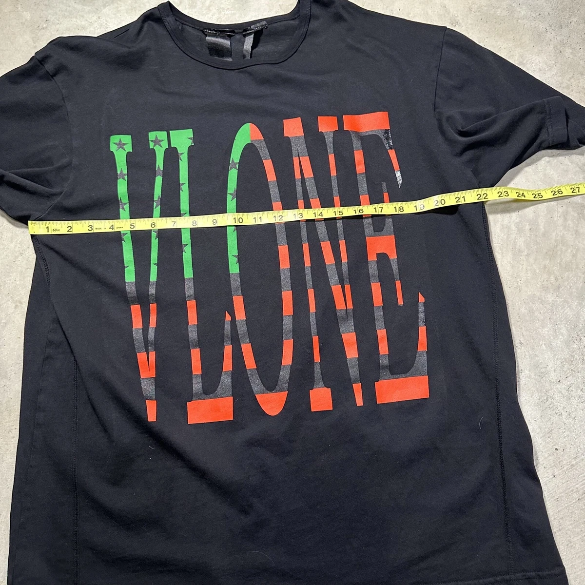Vlone red staple clearance tee