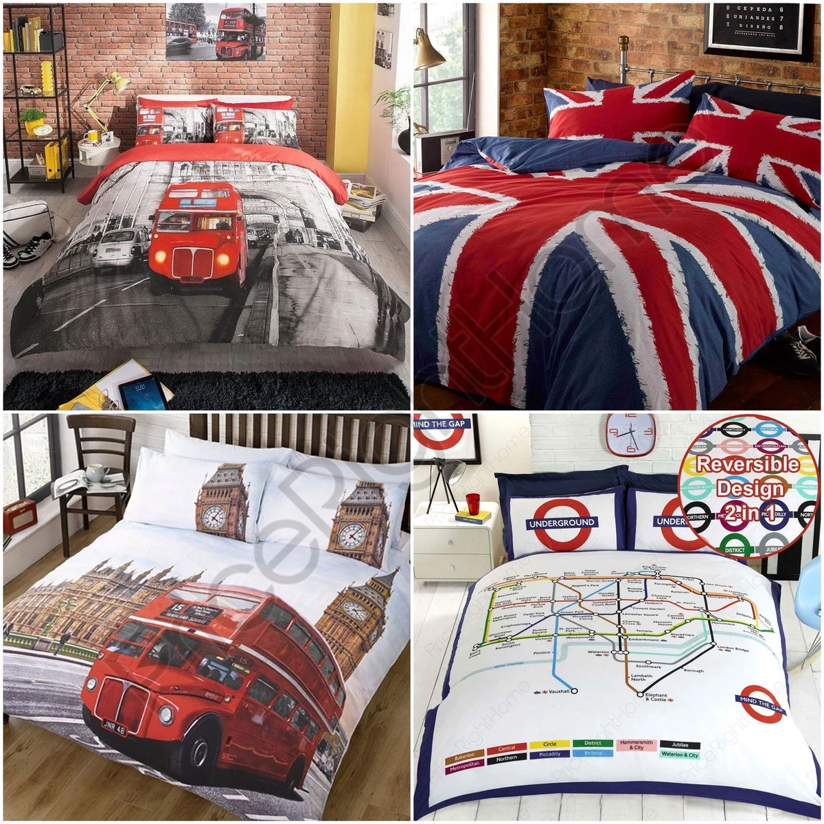 Union Jack Comforter Set