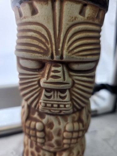 Lote Tiki Otagiri Japón Jarrón Cerámico 7" Madera Cuchara Tenedor Souvenir Taza Plástico - Imagen 8 de 16