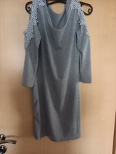 Damen Kleid Gr 36-38 in Grau,gebraucht , es w...