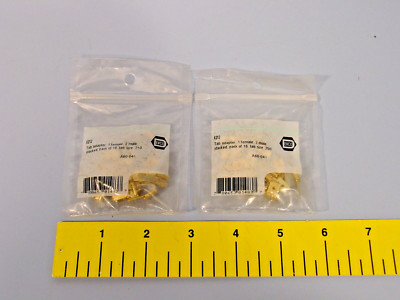 2 Packs of 16 EVCO 6212 Tab adapter, 1 Female, 2 Male Stacked Tab Size .250