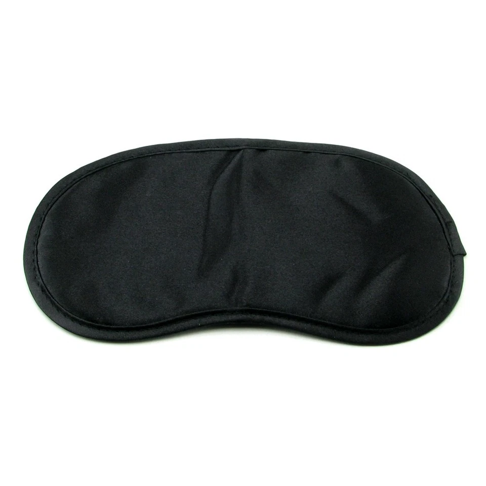 Pipedream Satin Sleeping Eye Mask Black - Blindfold Nightshade Cover - Image 2 of 3
