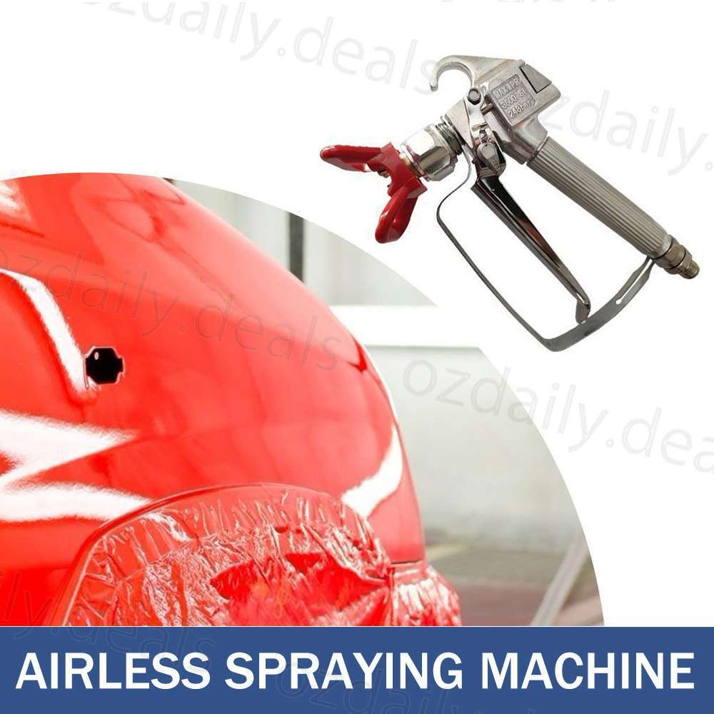 3600 PSI Airless Paint Spray Gun with 517 Tip & Tip Guard For Car