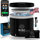 Rise Free Standing Ice Bath for fitness enthusiasts an efficient way to recover