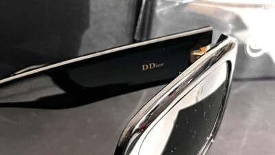 Christian Dior DDIORF 80790 Square Black Frame Sunglasses