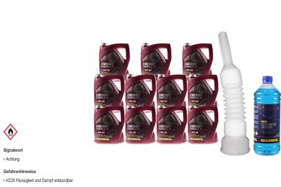 44L MANNOL Motoröl ENERGY FORMULA JP 5W-30 inkl Auslaufschlauch Scheibenreiniger