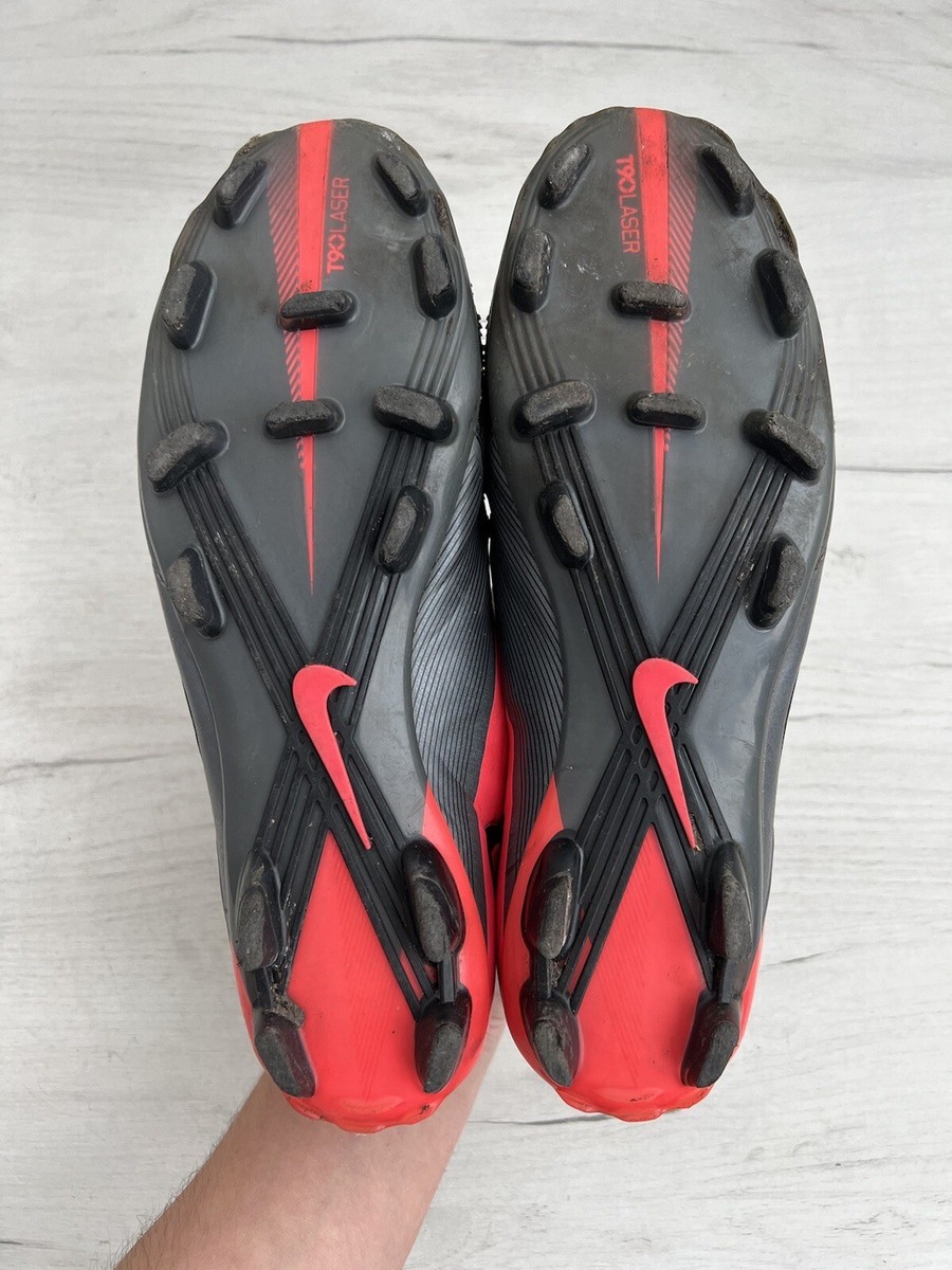 Nike Total 90 Laser FG Gray Pink Football Cleats Soccer Boots US8