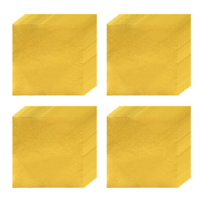 100 Stck. Süßigkeiten Folie Verpackungen, 8 x 8 Zoll Schokoladentafel Verpackungen (Gold, Orangenschale)