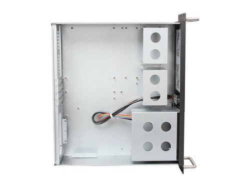 iStarUSA D-314-MATX Black 3U Rackmount Chassis ATX Power Supply Compatible - Picture 6 of 7