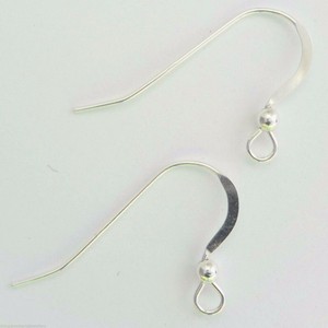 earring findings wires ear hook sterling silver