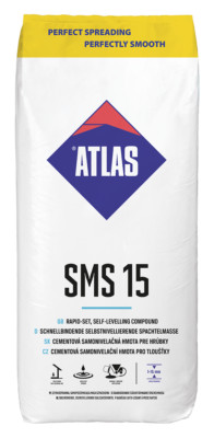 Ausgleichmasse  Fließspachtel  Nivelliermasse Selbstverlaufend  ATLAS SMS 15 