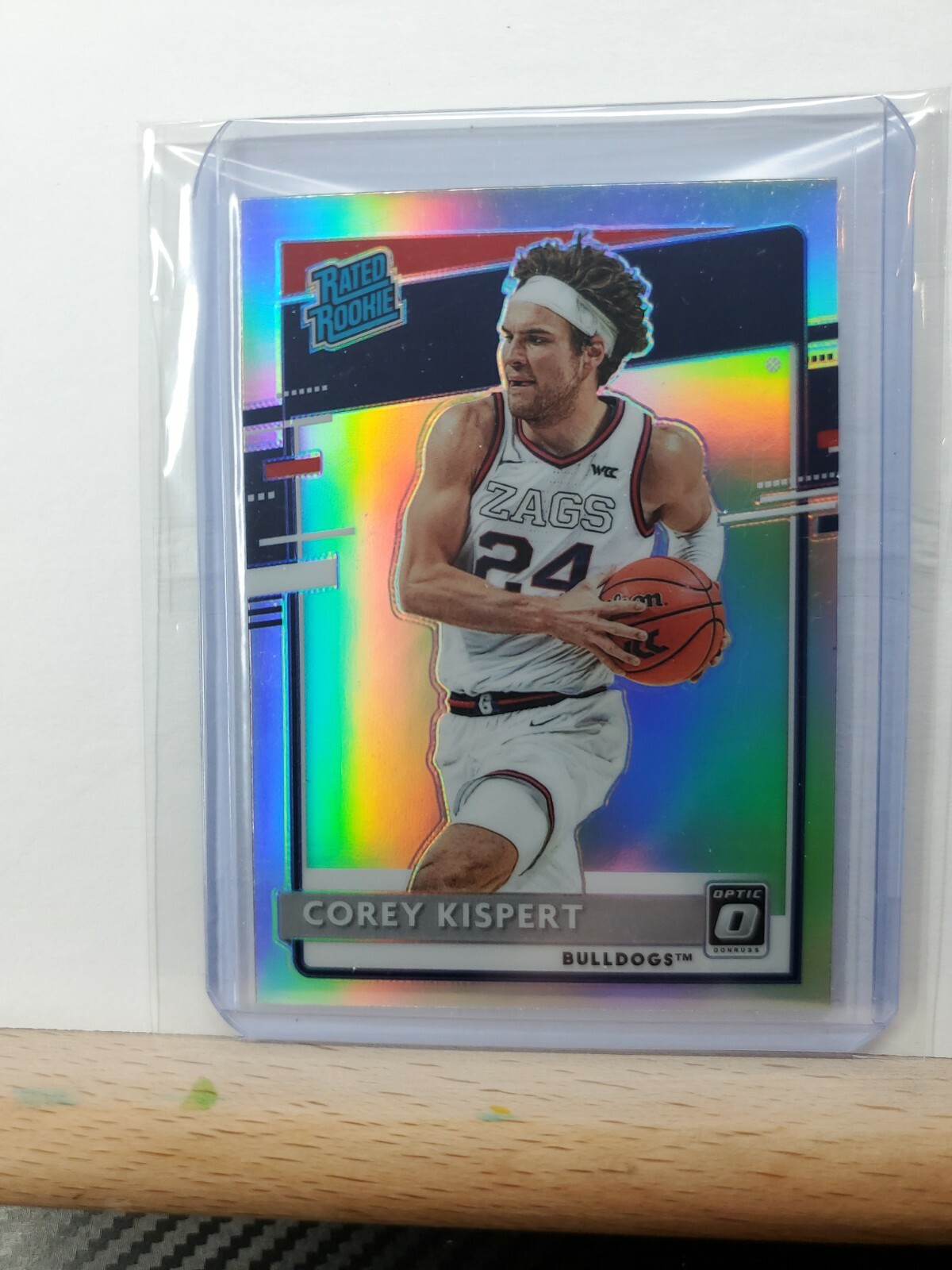 2021 Chronicles Draft Picks Corey Kispert Donruss OPTIC SILVER Prizm RC #208