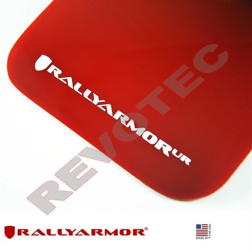 Rally Armor Mud Flaps For Subaru 2013-2017 XV Crosstrek Red w White Logo - Picture 2 of 6