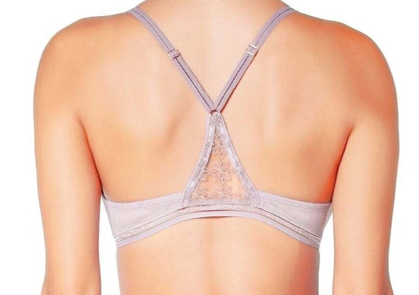 Bralette inalámbrico de encaje Huit Café Fleur para mujer talla 36C topo EE. UU. Foto 2 de 2