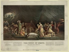 8" x 10" Photo The court of death. From the original painting, by Rembrandt Peal