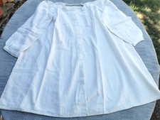 ANTIQUE MEN'S FOLK LINEN SHIRT RUSTIC HANDWOOVEN KENAR ETHNIC CLOTHING